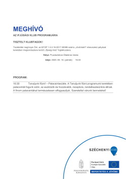 MEGHÍVÓ, Ifjúsági K., Palacsintasütés, 2020.09.18., PDF-1