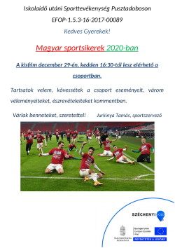 PLAKÁT, Sport, 2020.12.29.-1